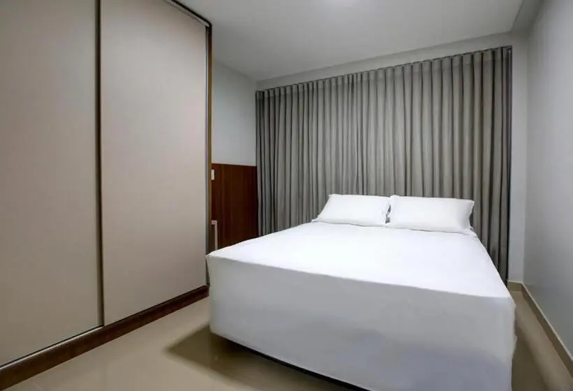 ２ベッドルームアパートメント, Advanced Hotel & Flats Cuiabá