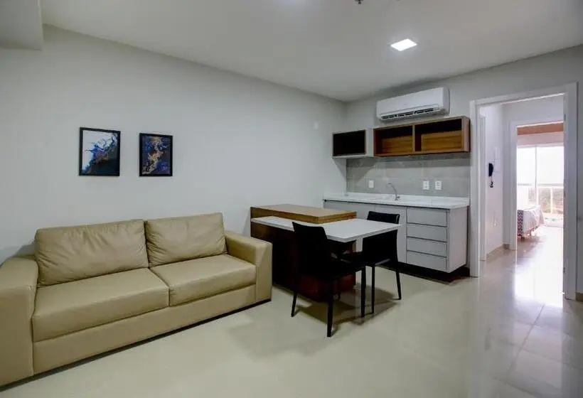 １ベッドルームアパートメント, Advanced Hotel & Flats Cuiabá