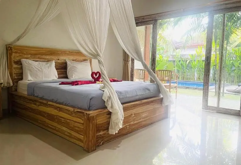 اتاق استاندارد با چشمانداز استخر, Arjuna Uluwatu Guest House