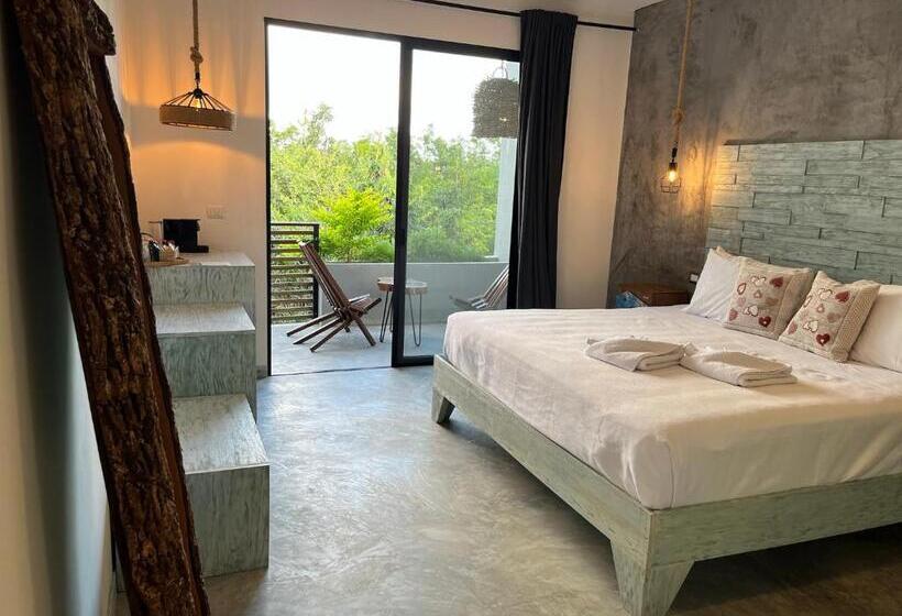 带大床的套房, Little Gem Hotel Tulum La Veleta