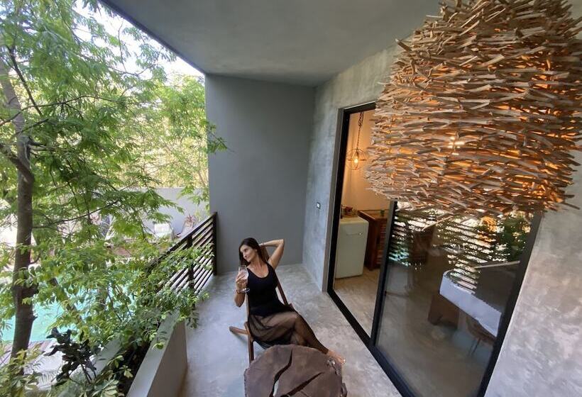 带大床的套房, Little Gem Hotel Tulum La Veleta