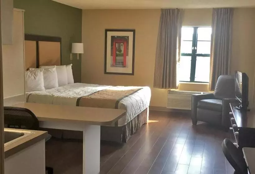 キングサイドベッドのスタンダードワンルーム, Extended Stay America Suites  Chicago  Burr Ridge