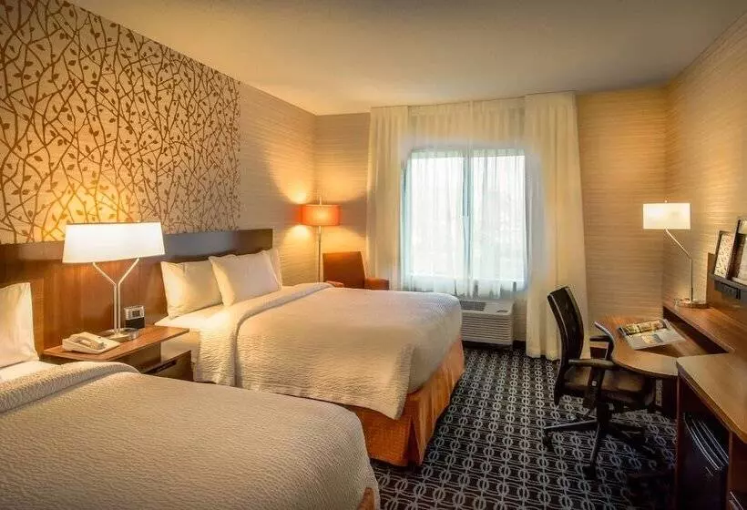 اتاق استاندارد با 2 تخت دوبل, Fairfield Inn & Suites Dulles Airport