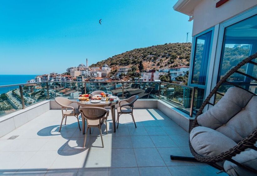 带两个卧室的顶楼公寓, Fortunella Suites & Villas