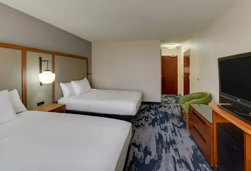 2ダブルベッドのスタンダードルーム, Fairfield Inn By Marriott Las Colinas