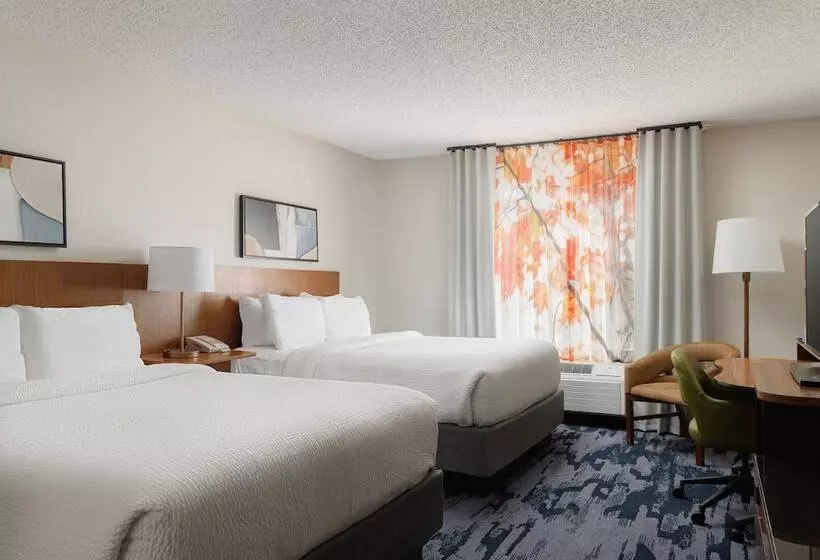 ２ダブルベッドのスタンダードルーム, Fairfield Inn & Suites Memphis Southaven
