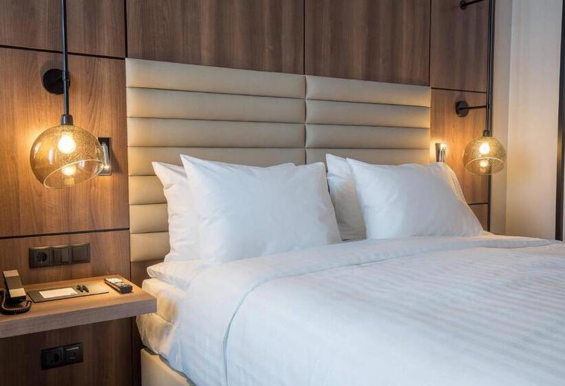 キングサイズベッドのスタンダードルーム, Ac Hotel By Marriott Stockholm Ulriksdal