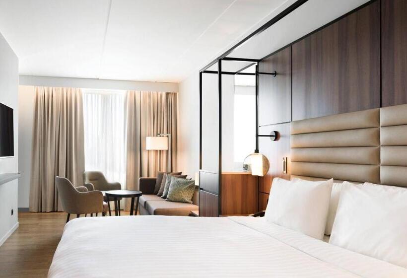 キングサイズベッドのデラックスルーム, Ac Hotel By Marriott Stockholm Ulriksdal