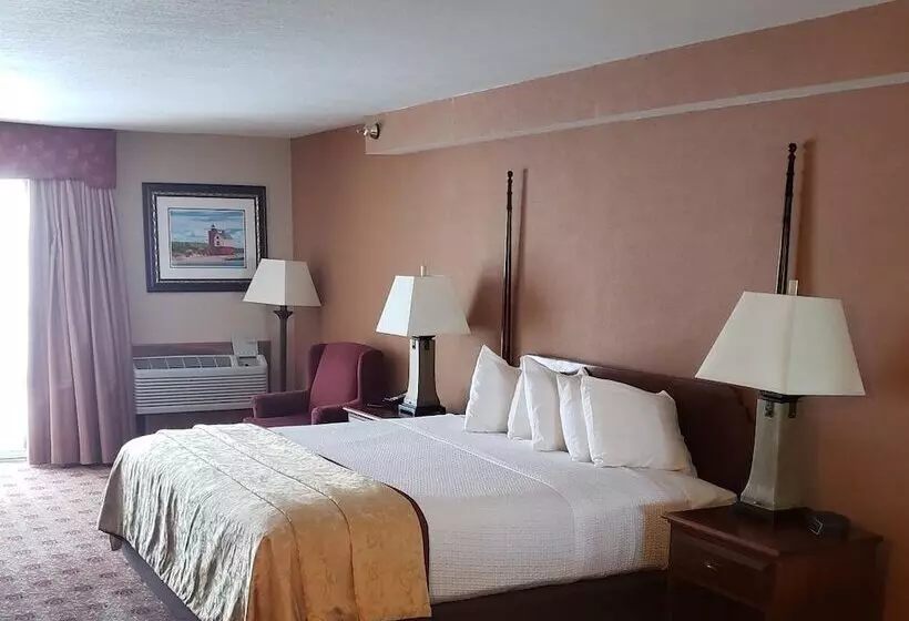シングルデラックスルーム, Hamilton Inn Select Beachfront Mackinaw City