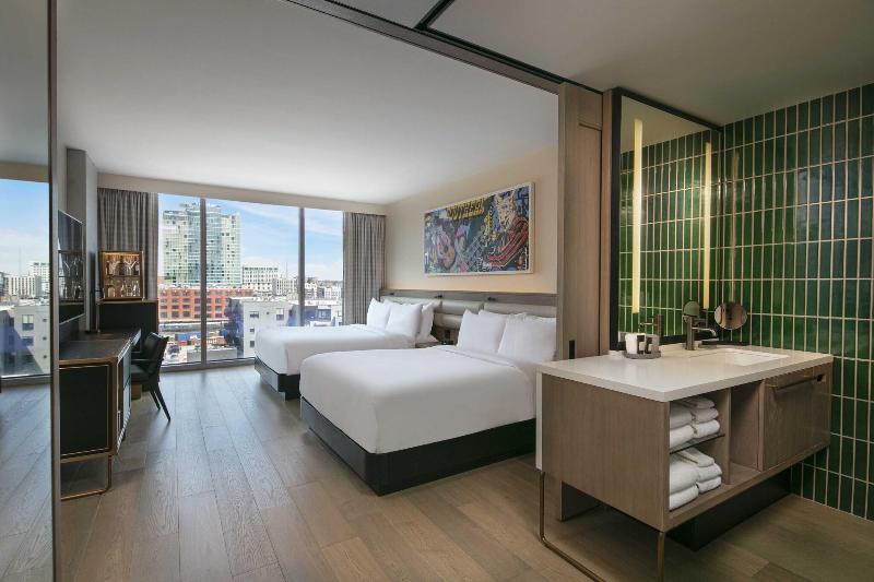 身障者適用キングサイズベッドルーム, Hampton Inn & Suites Annapolis