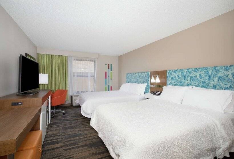 Номер Стандарт 2 Двуспальные Кровати, Hampton Inn & Suites Kansas City Merriam