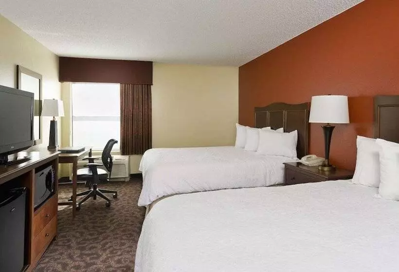 ２ダブルベッドのスタンダードルーム, Hampton Inn San Angelo
