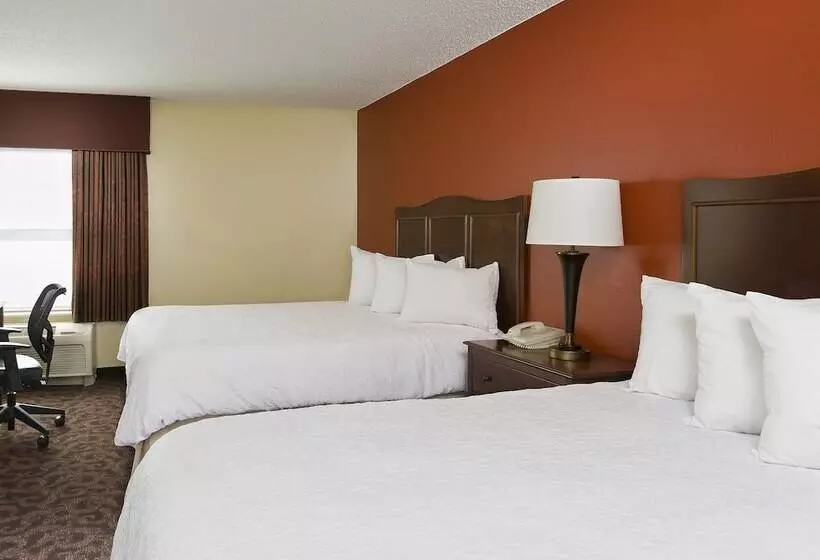 ２ダブルベッドのスタンダードルーム, Hampton Inn San Angelo