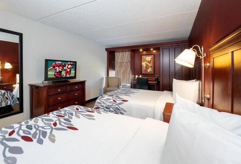 Номер Стандарт 2 Двуспальные Кровати, Red Roof Inn Meriden