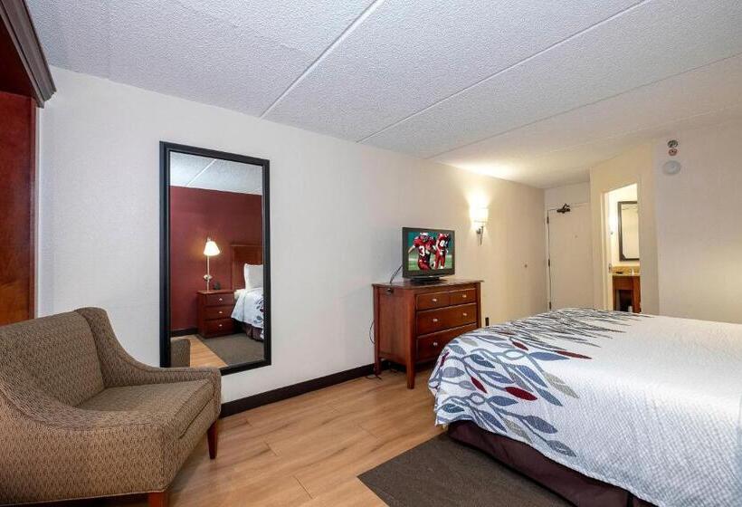 غرفة قياسية سرير مزدوج لذوى الإحتياجات الخاصة, Red Roof Inn Meriden