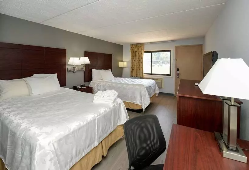 ２ダブルベッドのスタンダードルーム, Americas Best Value Inn At Central Valley Woodbury