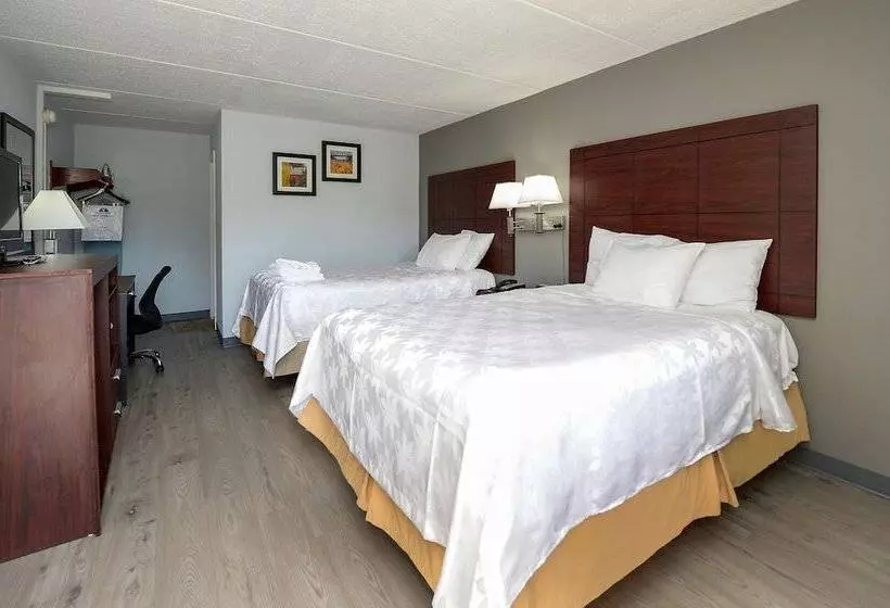 ２ダブルベッドのスタンダードルーム, Americas Best Value Inn At Central Valley Woodbury