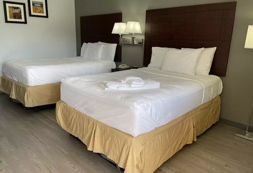 ２ダブルベッドのスタンダードルーム, Americas Best Value Inn At Central Valley Woodbury