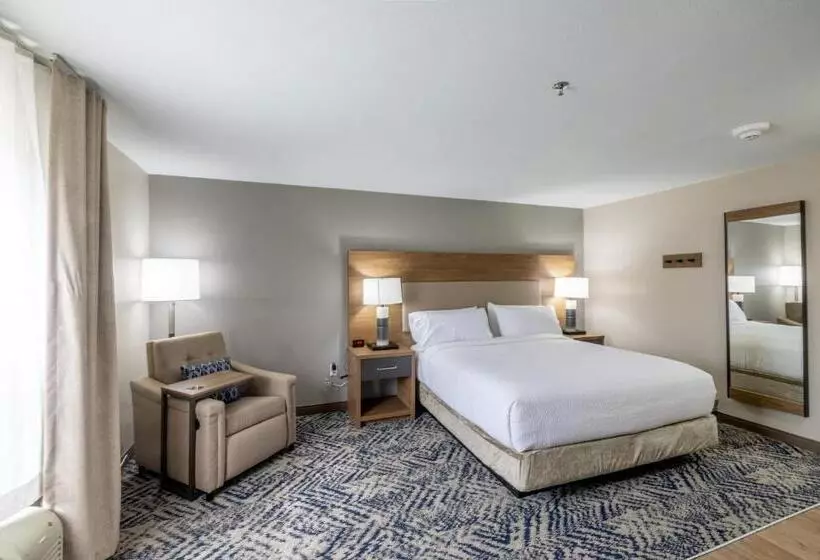 キングサイドベッドのスタンダードワンルーム, Candlewood Suites Wichita Northwest, An Ihg