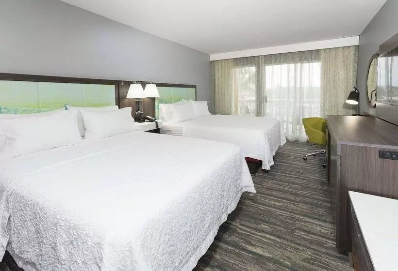 ２ダブルベッドのスタンダードルーム, Hampton Inn St. Augustine Beach