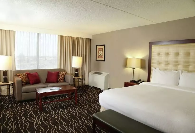اتاق لوکس با تخت بزرگ, Hilton Kansas City Airport