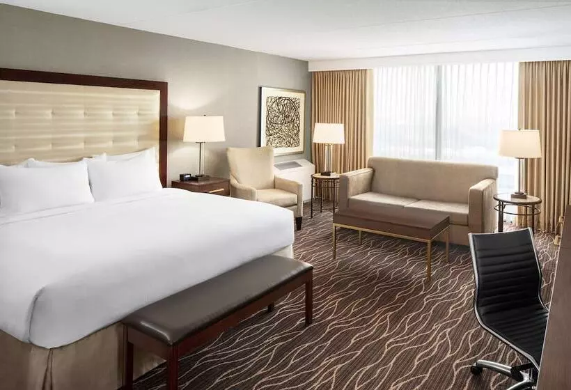 اتاق لوکس با تخت بزرگ, Hilton Kansas City Airport