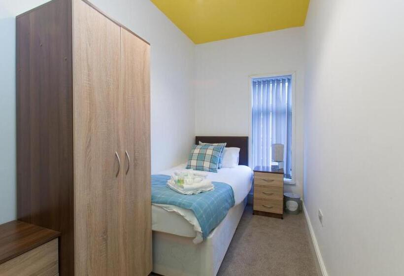 חדר סטנדרד יחיד חדר אמבטיה משותף, Townhouse @ Balliol Street Stoke