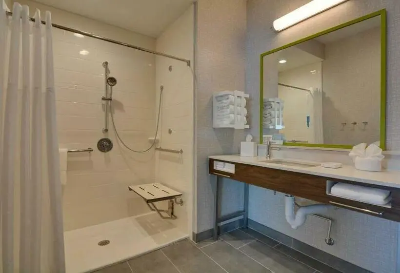 身障者適用キングサイズベッドルーム, Hampton Inn & Suites Middleburg