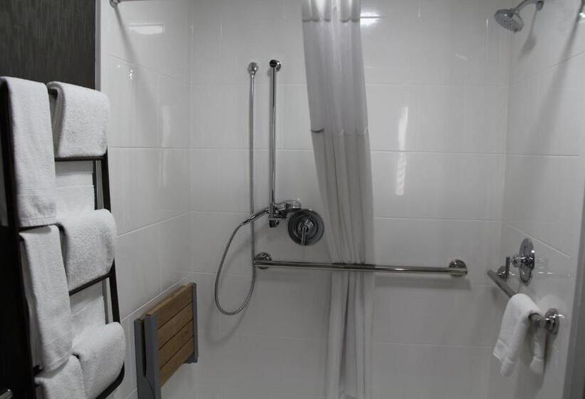 身障者適用キングサイズベッドルーム, La Quinta Inn & Suites By Wyndham Yakima Downtown