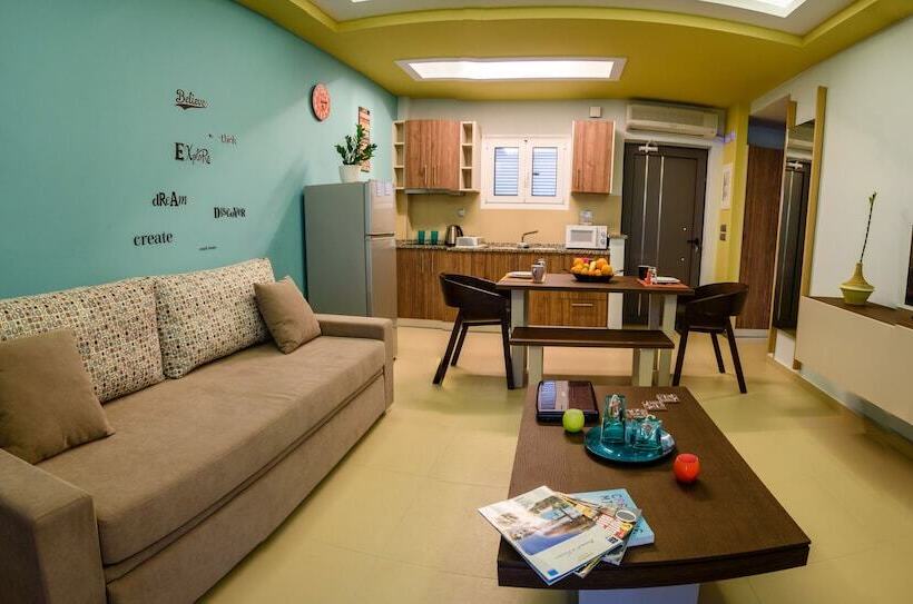 带1个卧室的行政公寓, Ionion Beach Apartment Hotel & Spa