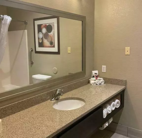 キングサイズベッドのデラックスルーム, Stay Suites Formerly Known As Days Inn & Suites By Wyndham La Crosse Onalaska