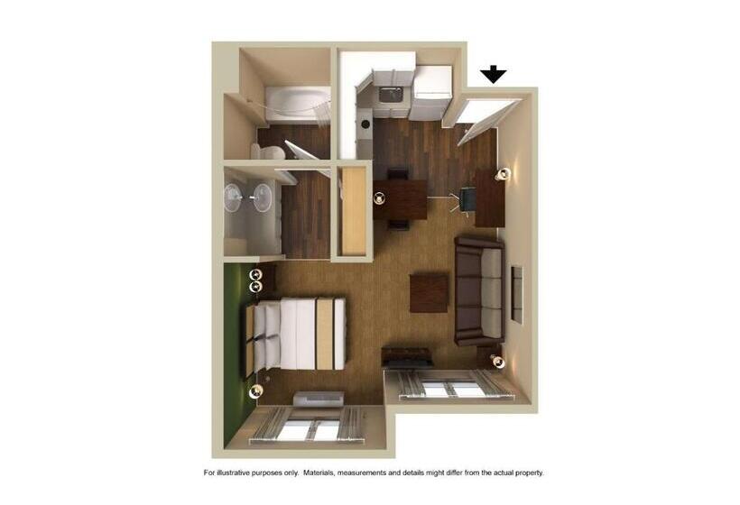 استودیوی لوکس, Extended Stay America Select Suites   Chicago   Westmont   Oak Brook