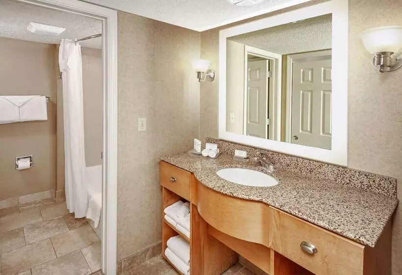 キングサイズベッドのスイートルーム, Homewood Suites By Hilton Indianapoliskeystone Crossing