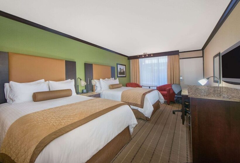 Номер Стандарт 2 Двуспальные Кровати, Wyndham Garden Oklahoma City Hotel & Conference Ctr Near Airport, Fairgrounds Paycom & I40