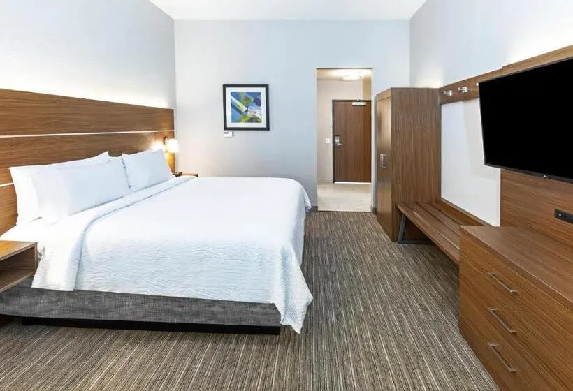 キングサイズベッドのスタンダードルーム, Holiday Inn Express & Suites Houston N Downtown, An Ihg