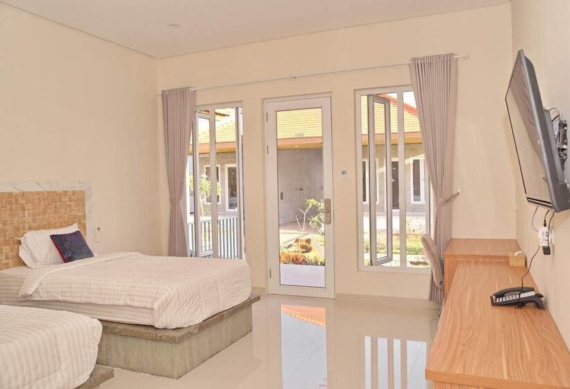 חדר דלוקס נוף לגינה, Seamount Hotel Amed