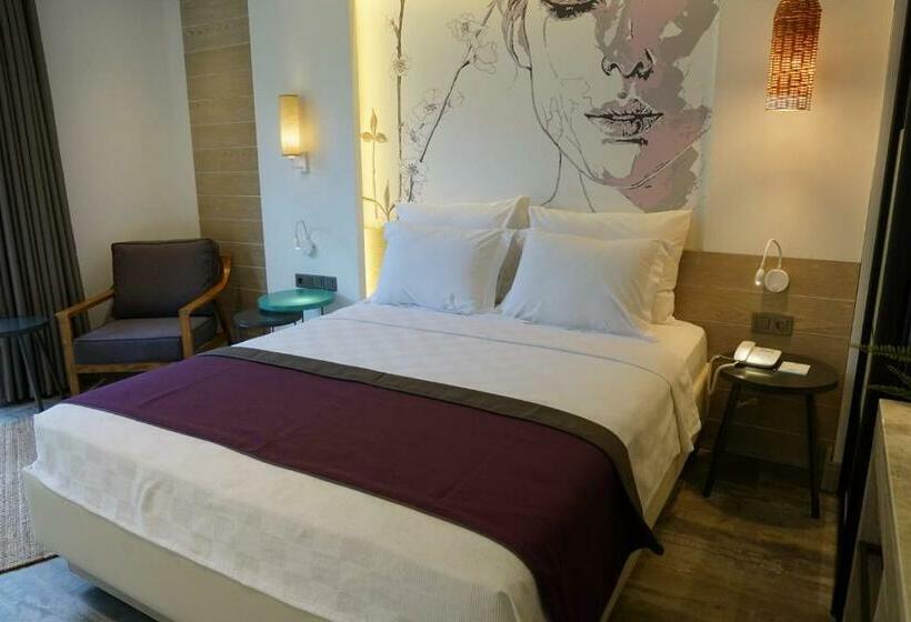 اتاق لوکس با چشم‌انداز باغ, Melanippe Relaxing Hotel   Adults Only