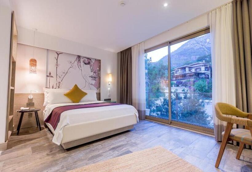 اتاق استاندارد با چشم‌انداز کوهستان, Melanippe Relaxing Hotel   Adults Only