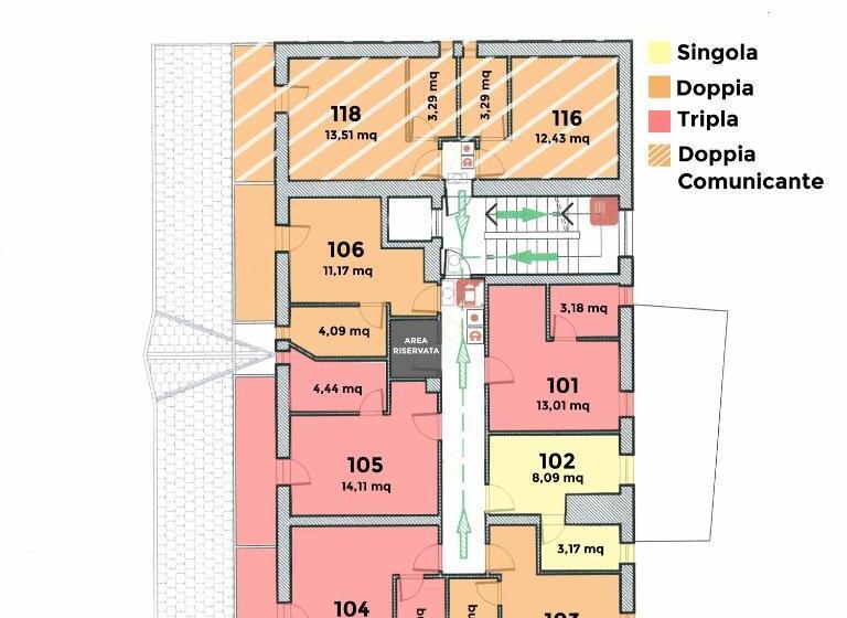 חדר סטנדרט לשלושה, Albergo Alpenrose