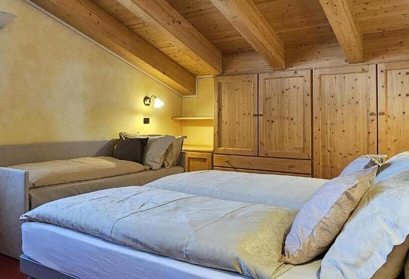 Четырехместный Номер Стандарт, Albergo Alpenrose