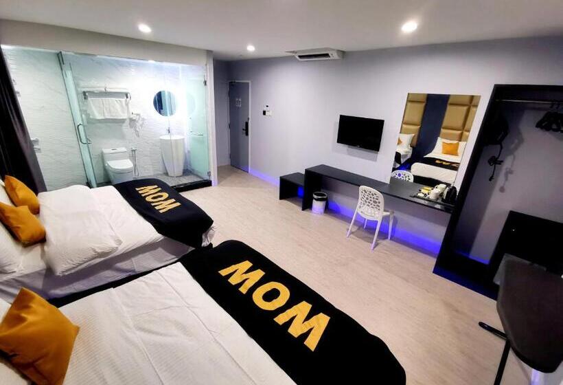 اتاق استاندارد چهار تخته, Wow Hotel Penang