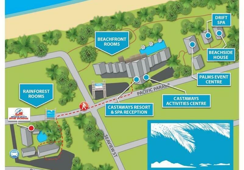 标准间, Rainforest Castaways Resort And Spa