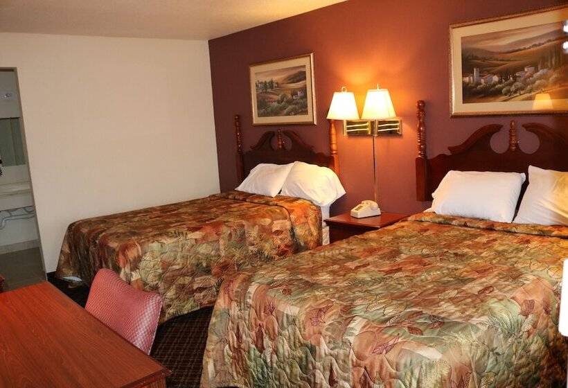 2ダブルベッドのスタンダードルーム, Battlefield Inn Springfield