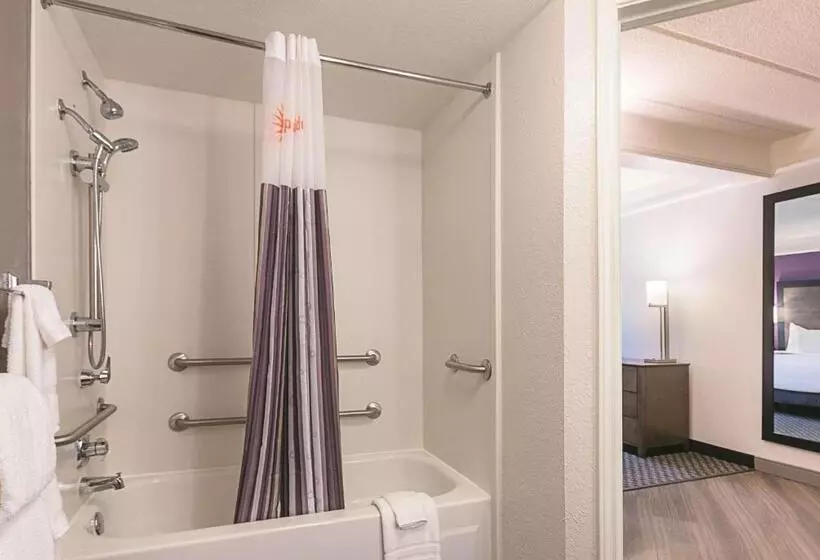 身障者適用キングサイズベッドルーム, La Quinta By Wyndham Atlanta Alpharetta