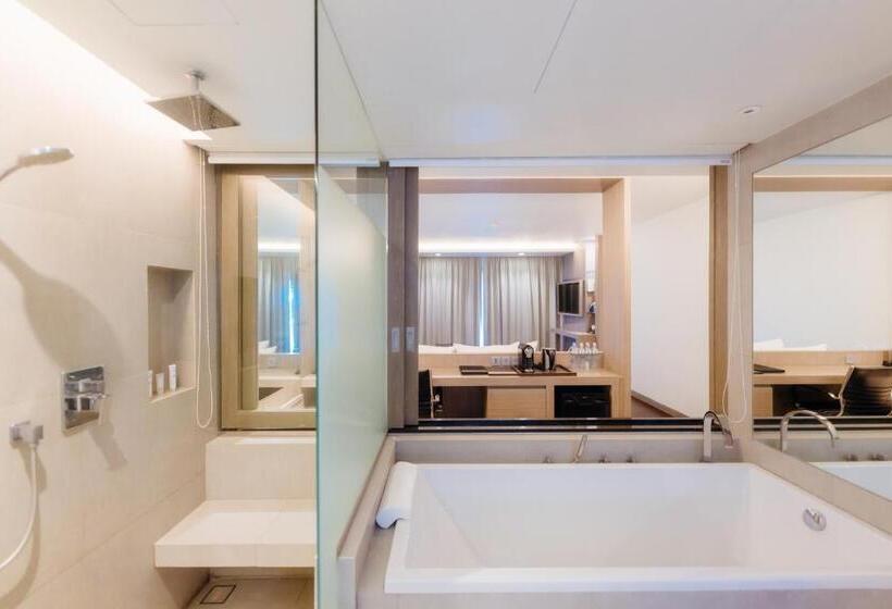 스탠다드 룸 측면 바다 전망, Oceanfront Beach Resort   Sha Extra Plus
