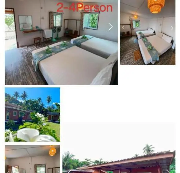 景色の見えるスタンダード4人部屋, Koh Ngai Seafood