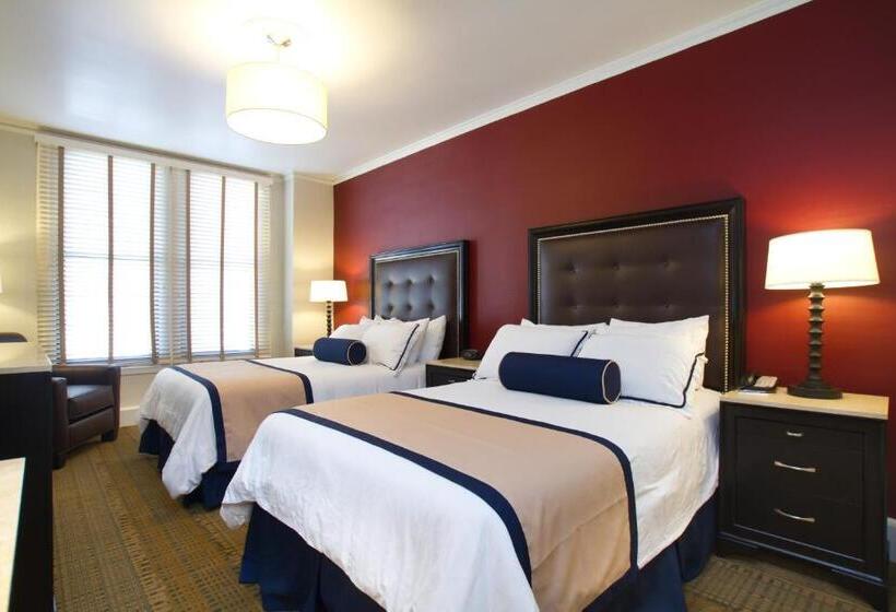 غرفه قياسيه سريرين مزدوجين, Marines  Memorial Club & Hotel Union Square