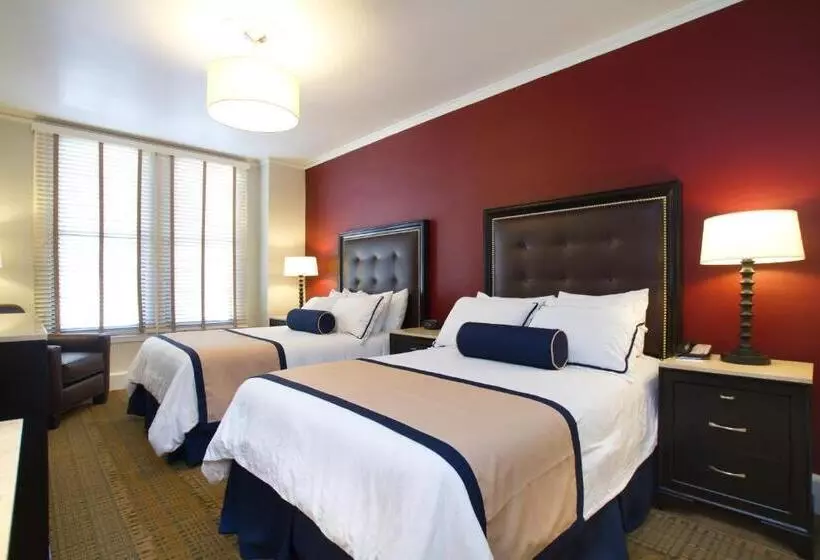 اتاق استاندارد با 2 تخت دوبل, Marines  Memorial Club & Hotel Union Square