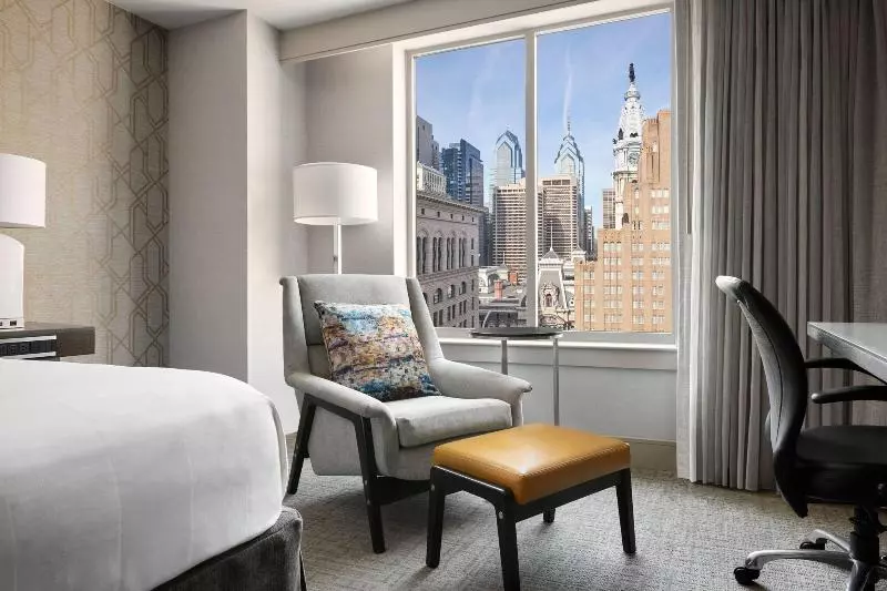 キングサイズベッドのスタンダードルーム, Philadelphia Marriott Downtown