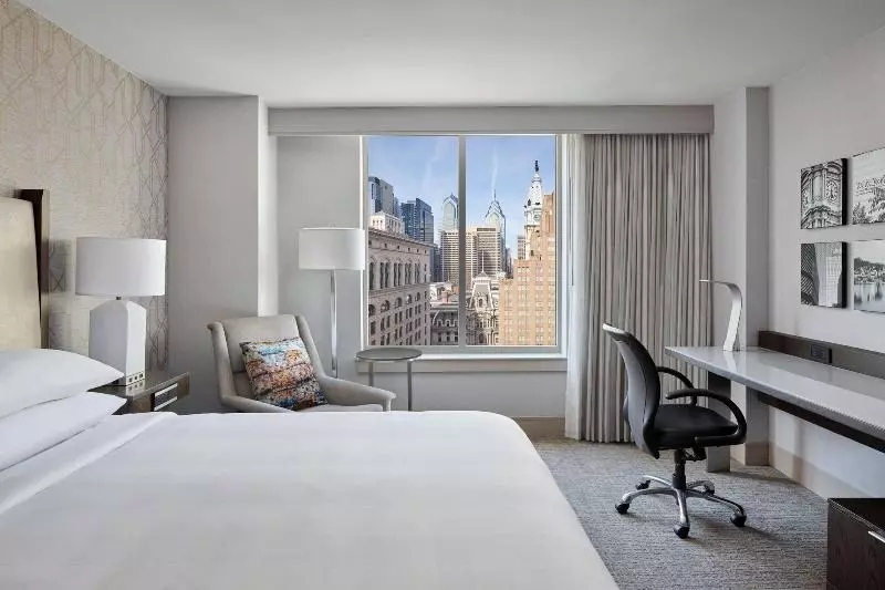 キングサイズベッドのスタンダードルーム, Philadelphia Marriott Downtown